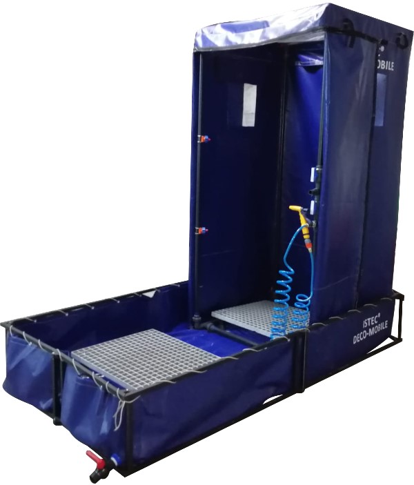 Portable Decontamination Unit with Pool