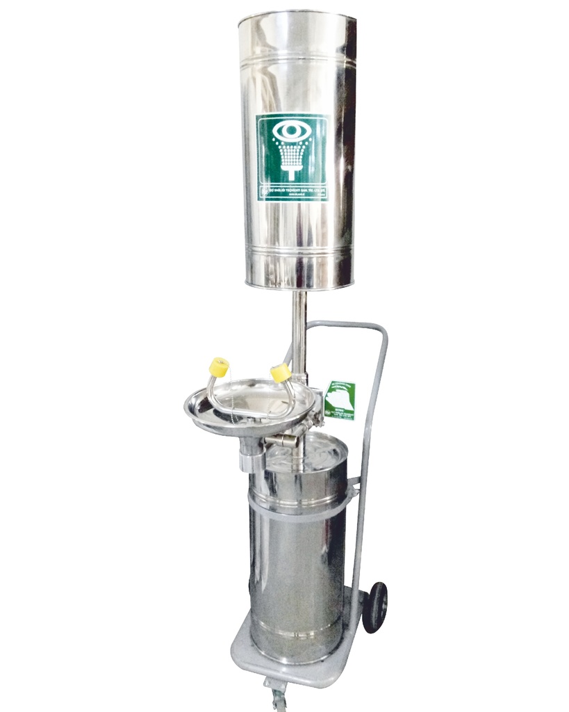 Gravity Fed Portable Eye Wash, ISTEC Type EW-P, Overhead Water Tank