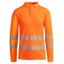 HV9319 ATRIO L/S Hi-Viz Polo Shirt (Segmented Tape)