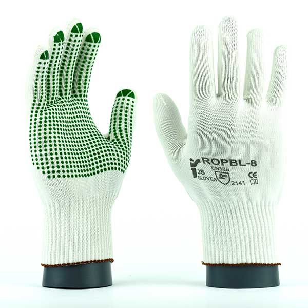 ROPBL Gloves polyamide, combed cotton