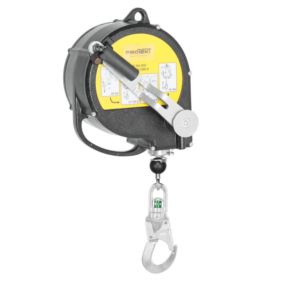 CRW 200 Retractable Fall arrester with integrated rescue winch 20m