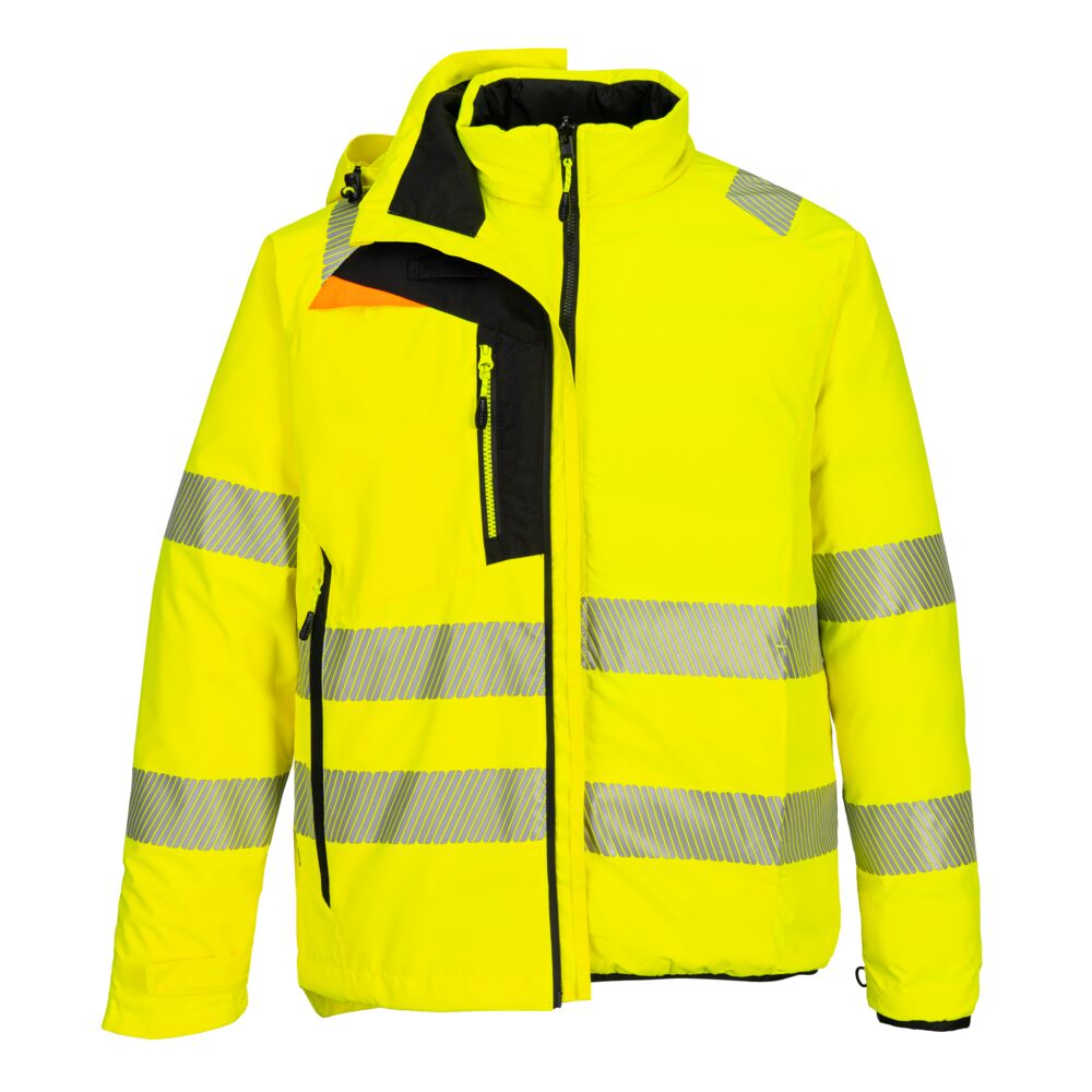 DX466 DX4 4-in-1 Hi-Vis Winter Rain Breathable Jacket