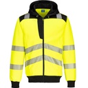PW327 PW3 Hi-Vis Zip дуксер со капуљача