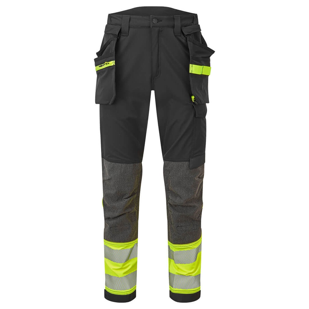 EV442 Pantallona Stretch me Xhepa Holster EV4 HiVis, Klasi 1