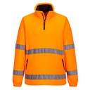 F302 Xhupi Fleece Hi-Vis 1/2 Zip