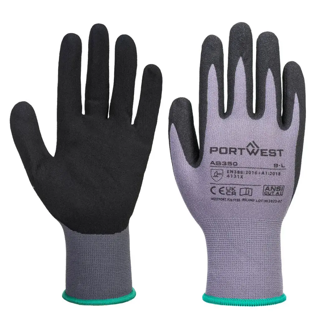 AB350 Grip 15 Nitrile Sandy Essential Gloves