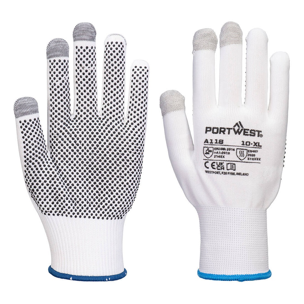A118 Γάντι κουκίδων αφής Grip 13 PVC(Πκτ12)