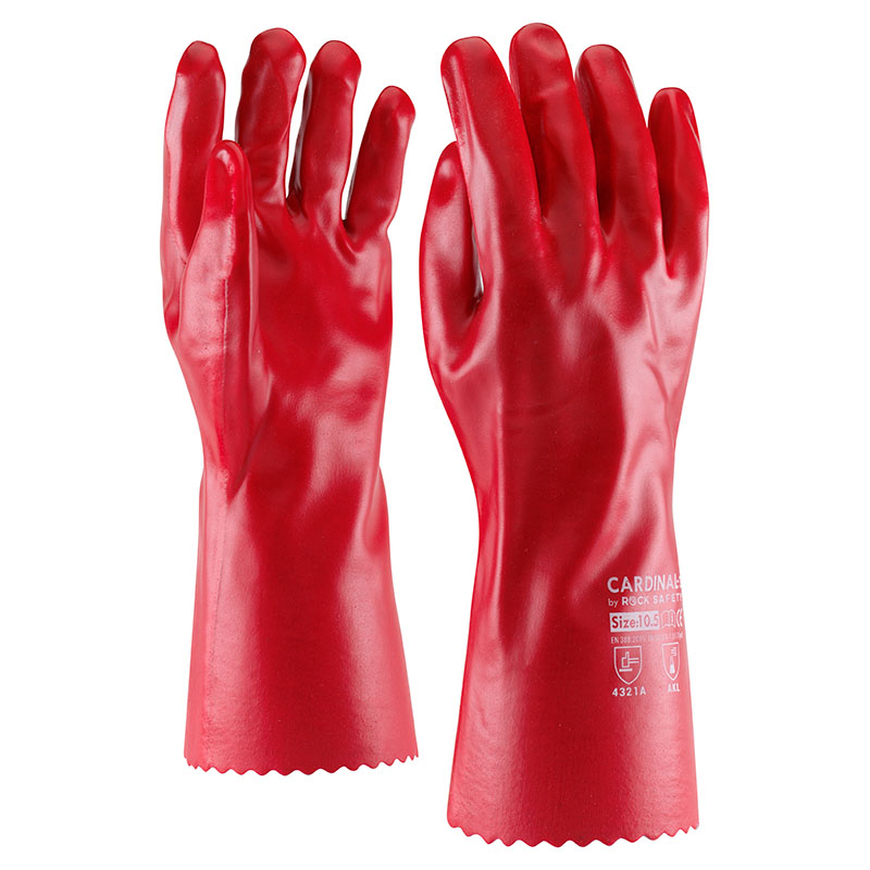 CARDINAL-35 PVC Chemical Gloves 35cm Type B A.K.L