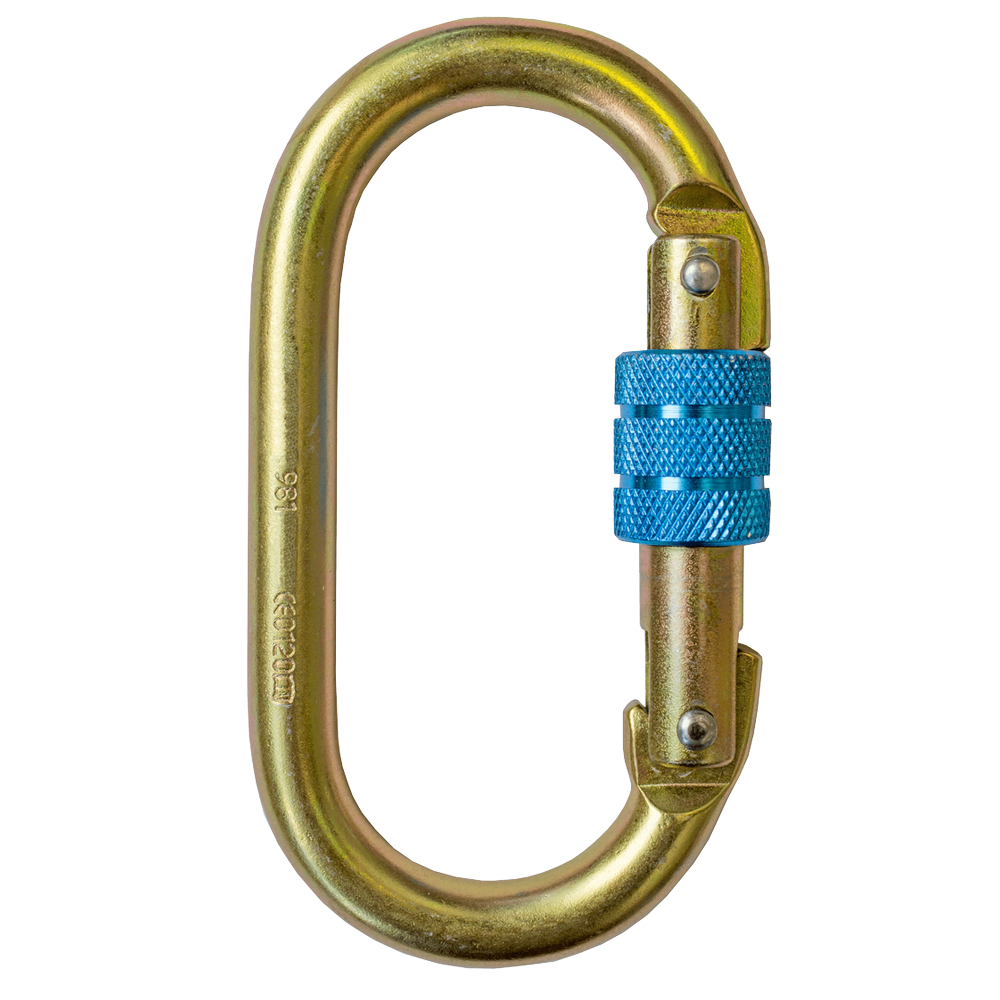 STEELSAFE 981 Screw-Lock Steel Karabiner