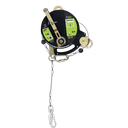 FA60039 T-LINE, αναδιπλούμενος αναστολέας πτώσης με καλώδιο διπλής ασφάλειας από ανοξείδωτο χάλυβα με ενσωματωμένο σύστημα ανάκτησης