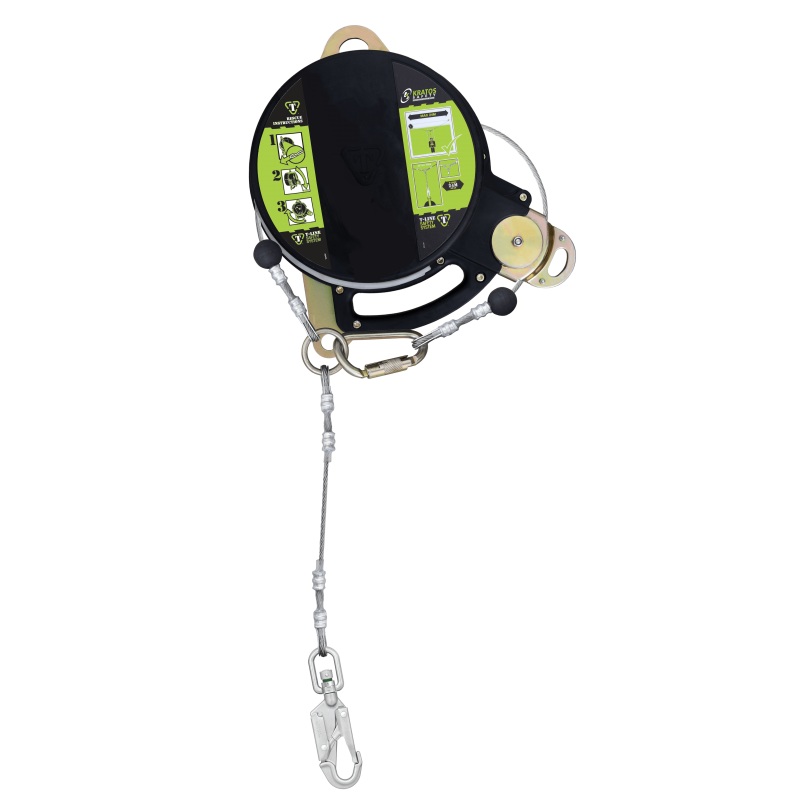 FA60039 T-LINE, Retractable fall arrester with Stainless Steel dual safety cable