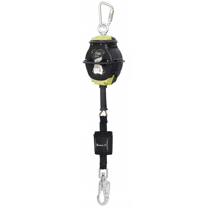 FA20402EXO HELIXON-S συρματόσχοινο, ανασυρόμενος αναστολέας πτώσης με εξωσκελετό EXO