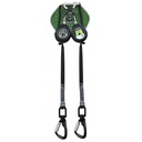 FA2050502 SPILO-S, Twin legged retractable fall arrester and energy absorber in back pocket, lg 2.4 m