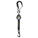 FA2050602 OLYMPE-S, Retractable fall arrester 2 m polymer casing webbing lanyard with energy absorbergy absorber