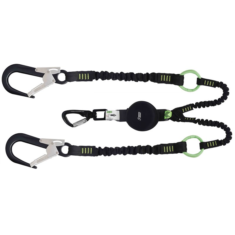 FA3082420 GRAVITY-S, 2 m διχαλωτό διογκούμενο κορδόνι απορρόφησης ενέργειας με ενδιάμεσους δακτυλίους Γραβάτας