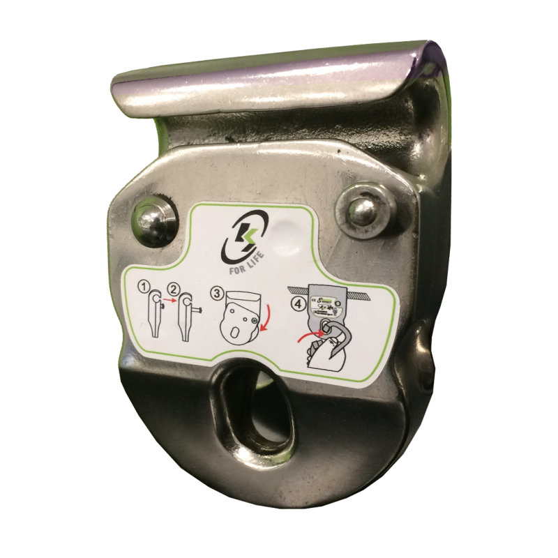 FA6020600 Openable shuttle for horizontal wire rope lifeline KS-Line (KS 4000)