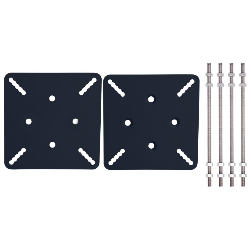 FA6020700 Πλάκα αγκύρωσης για σύσφιξη με αντίθετη πλάκα για οριζόντιο συρματόσχοινο σωσίβιο KS-Line (KS 4000)