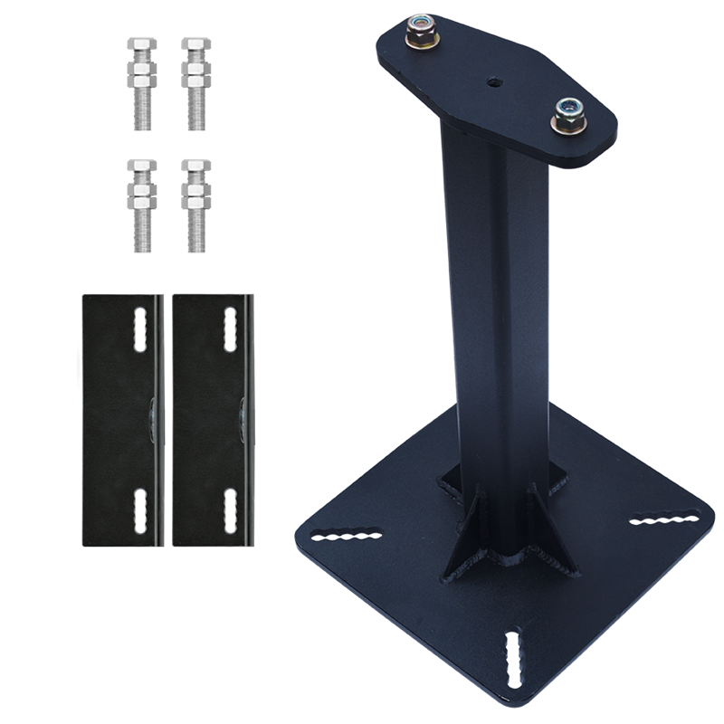 FA60211C Galvanized steel rigid post with clamps for horizontal wire ropelifeline KS 4000