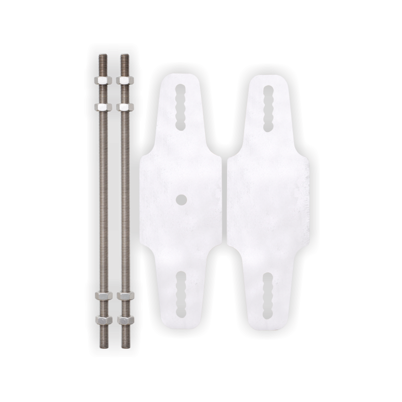 FA6021300 Anchor plate for clamping on metal beam, for horizontal wire rope lifeline KS 4000