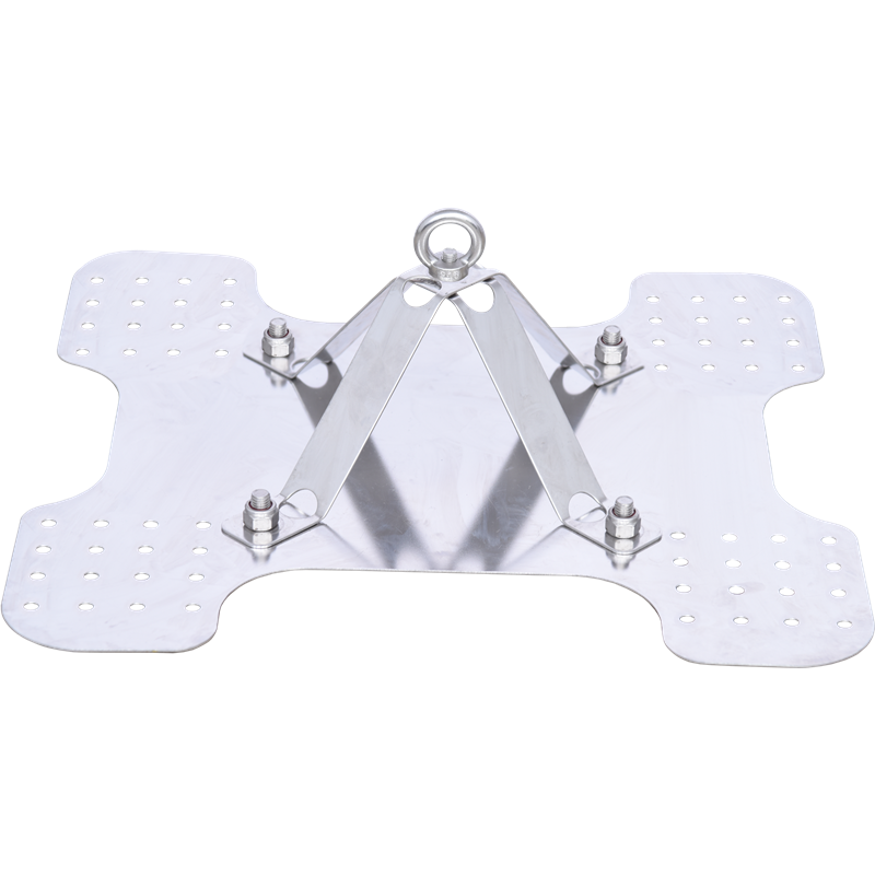 FA6021900 Extremity post for trapezoidal sheet roof for horizontal wire rope lifeline KS- Line (KS 4000)