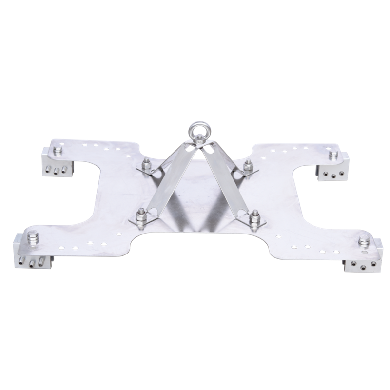 FA6022200 Anchor post for horizontal wire rope lifeline KS-Line (KS 4000) for standing seam roof