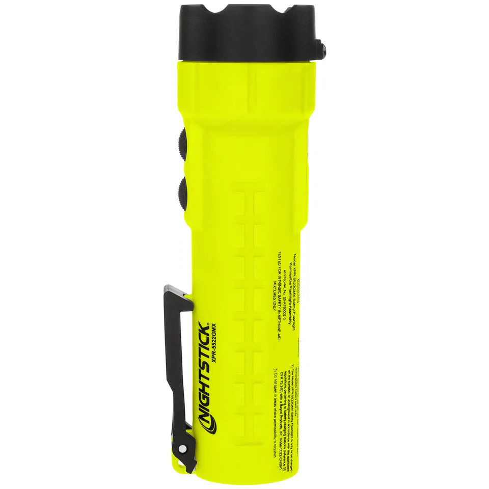 XPR-5522GMX [Zone 0] IS Permissible Rechargeable Dual-Light Flashlight w/Dual Magnets, 400 Lumens