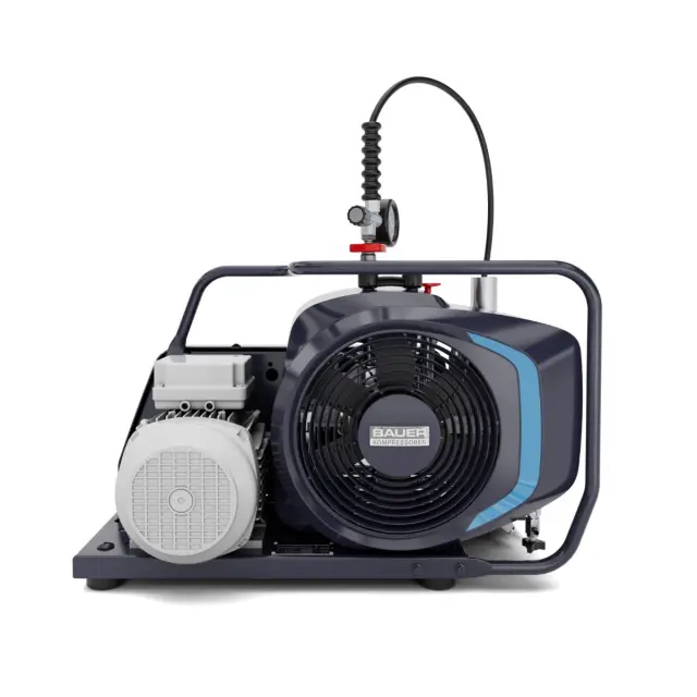 JUNIOR II-E Three-phase Bauer High-pressure compressor, 90 – 330 bar, 100 l/min