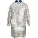 1453-135 HR4 BARA Aluminized Aramid fabric Coat with back Closure, 135cm