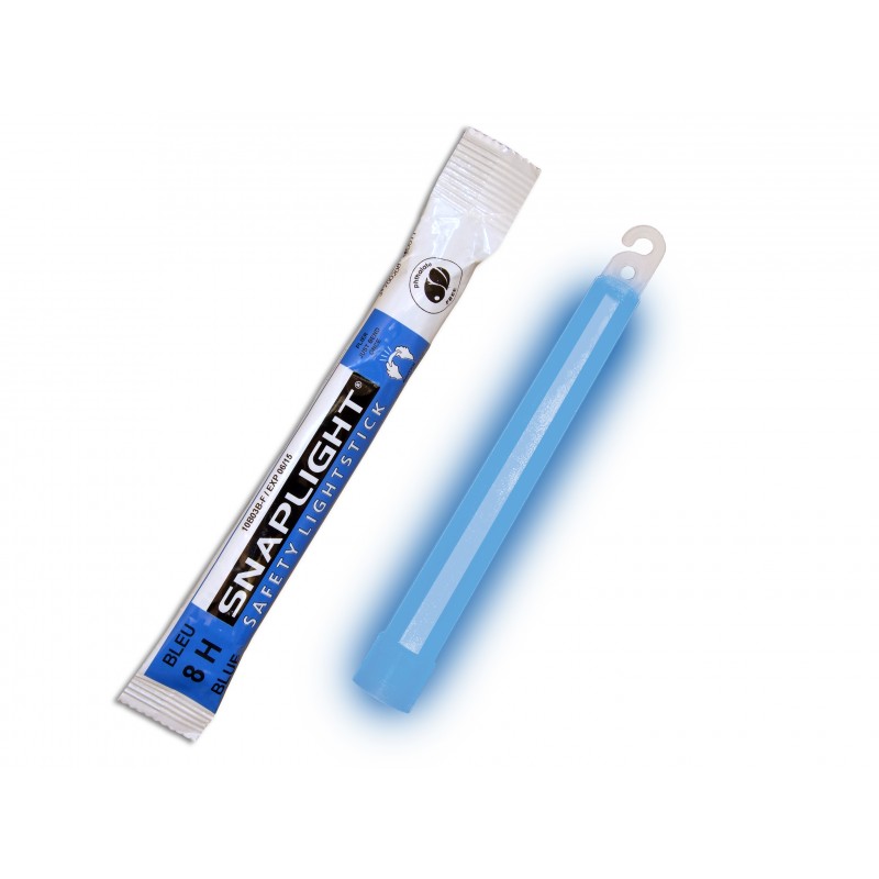 6" SNAPLIGHT BLUE LIGHTSTICK (15CM) 8HR