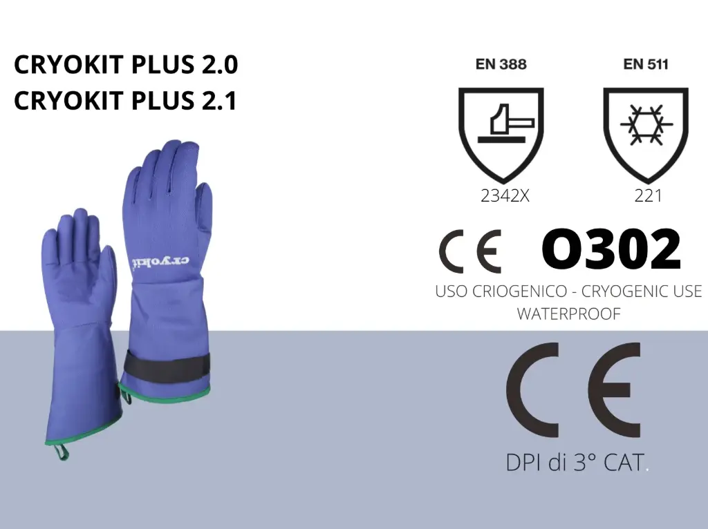 Cryogenic Gloves CRYOPLUS-2.1 (38cm)