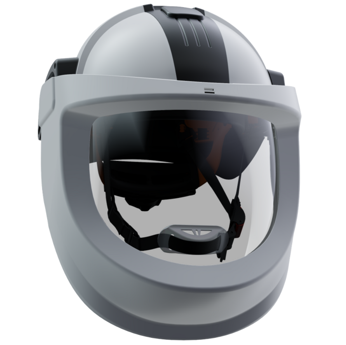 V2-25-LPP VISARC APC2 helmet for electricians with integrated arc-flash face shield ATPV 25 cal/cm²