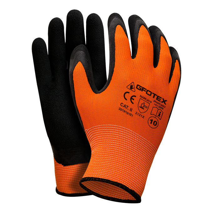 GFOTEX Foamed Latex Coated Safety work gloves