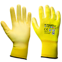 SUPER TECH MULTICOLOR PU Coated Safety work gloves