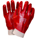 RED PVC Safety work gloves