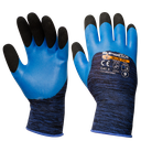 SUPER TECH BLUE FIX Double Latex Coated Safety work gloves