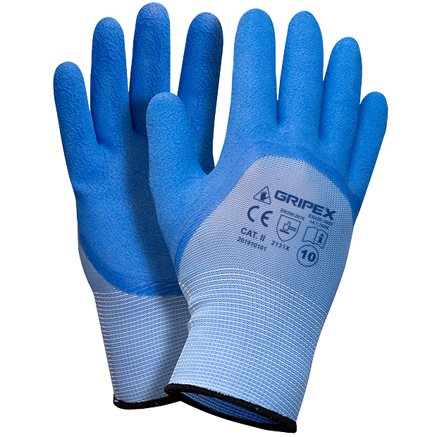 GRIPEX Latex Coated Safety work gloves