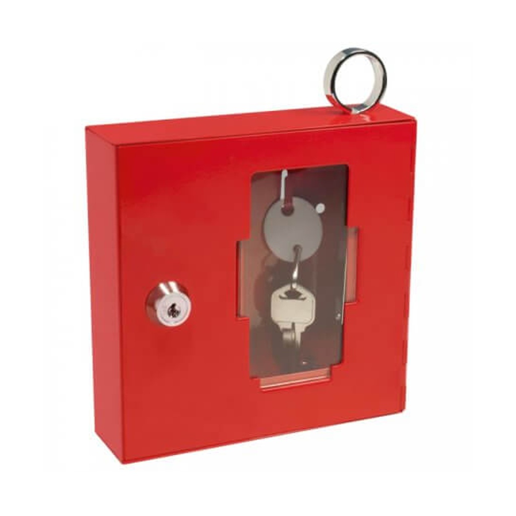 Breakable Emergency Key Box with Attached Hammer