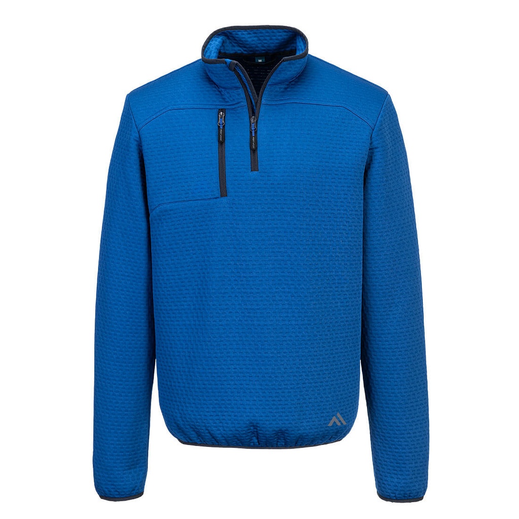 KX376 KX3 Textured 1/4 Zip Sweatshirt