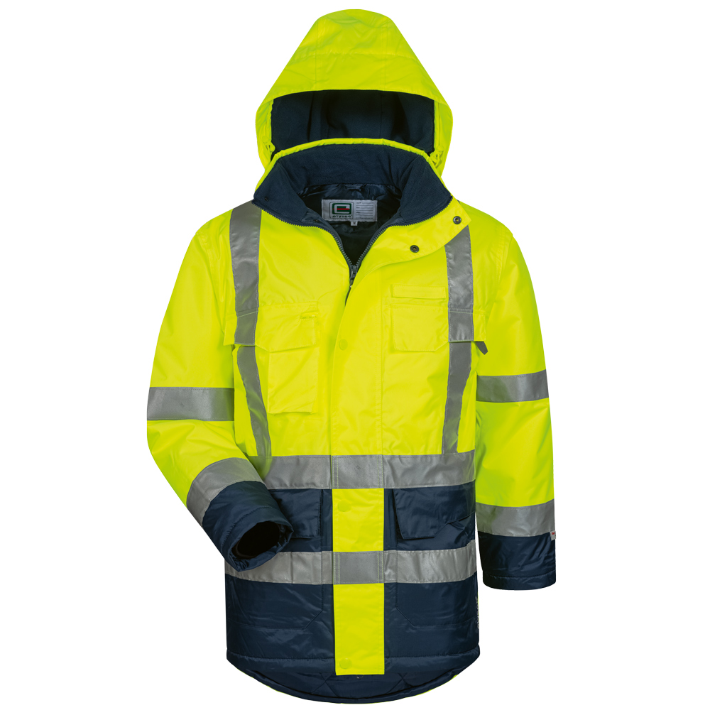 JANNIS/LUIS Premium Hi-Vis Two-Tone Waterproof Winter Parka Jacket