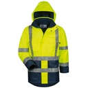 JANNIS/LUIS Premium Hi-Vis Two-Tone Waterproof Winter Parka Jacket