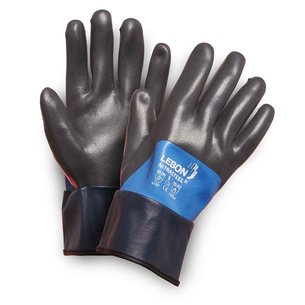NITRASTEEL Nitrile Heat & Cut Resistant (F) gloves