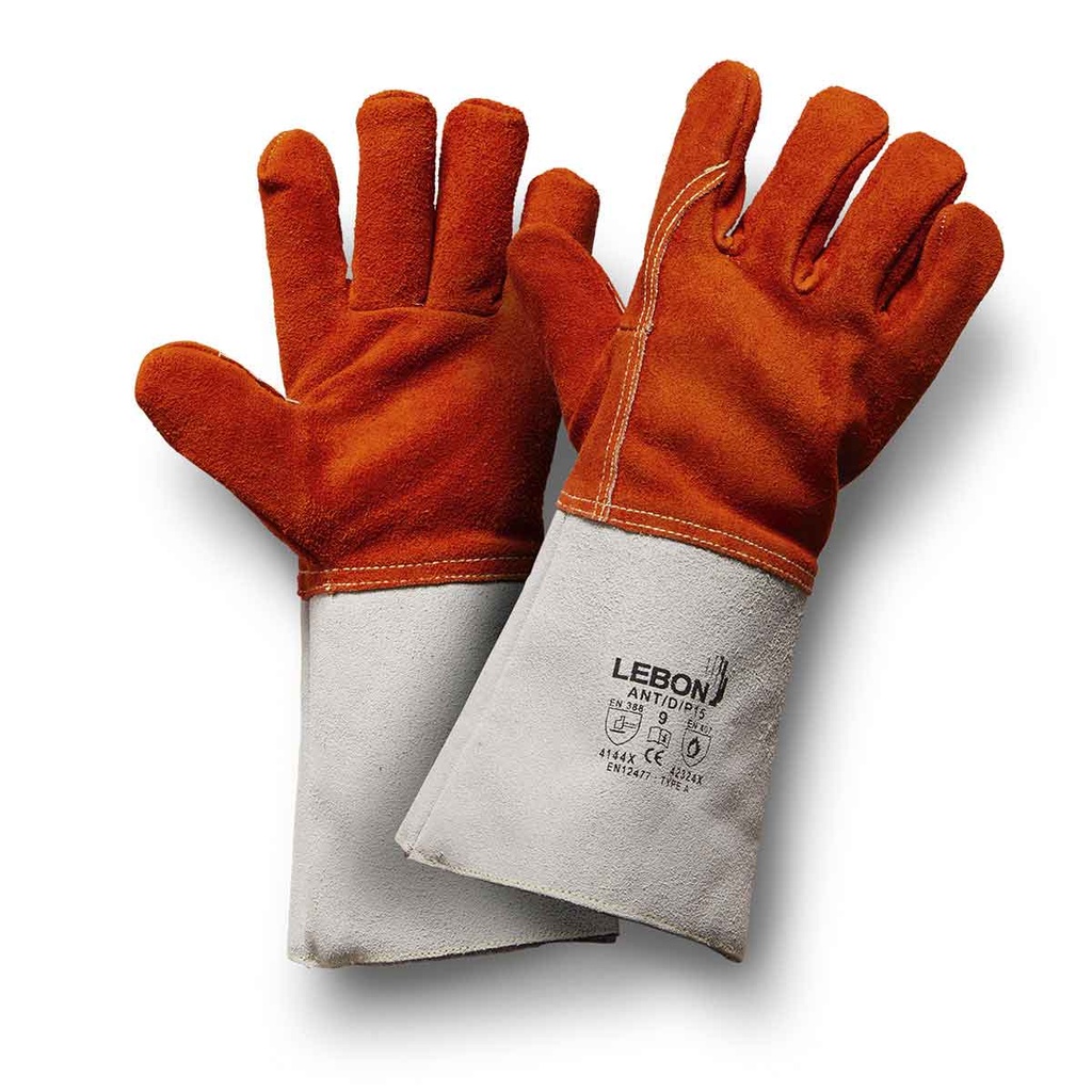 ANTDI/15 HeatProof 250°C Welding gloves, Cotton Lined, Kevlar Thread