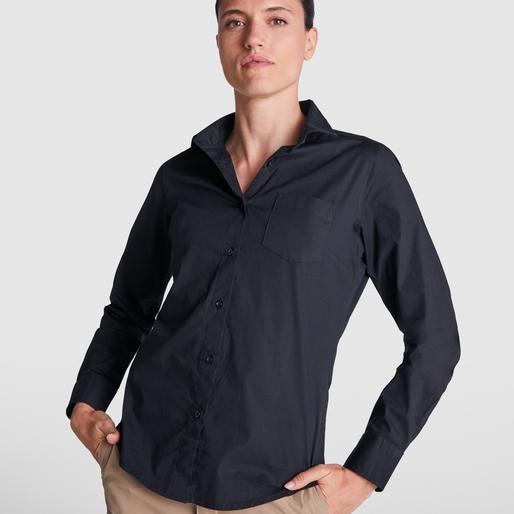 CM5505 MOSCU WOMAN Shirts, 97% poplin cotton / 3% spandex, 140 gsm