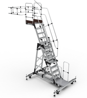 7844 Tanker Maintenance Repair Platform Ladder 2.5m - 3.25m