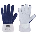 DELHI Cut Resistant Leather Kevlar Lining Gloves, Cut F
