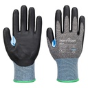 A644 CS Cut D15 Nitrile Foam Coated Gloves, Cut (D), 100°C 
