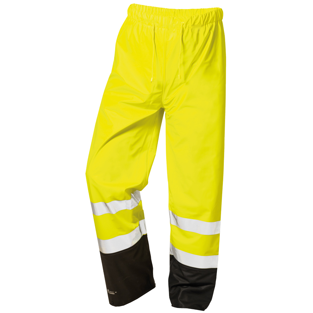 DIRK Hi-Vis Two-Tone Waterproof PU Rain Trousers