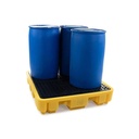 4 Drum Spill Pallet Low Profile