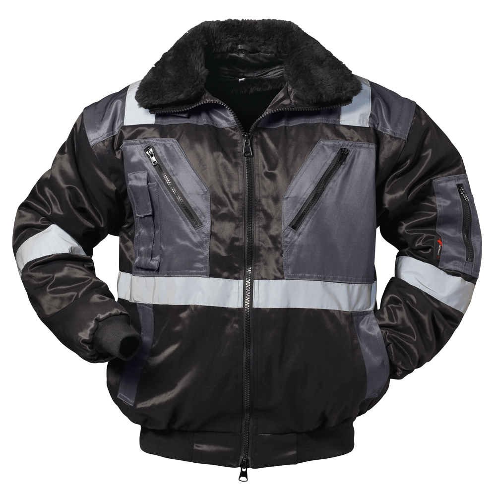 KIRKENES Winter Two-Tone Pilot 4-in1 jacket, Reflective tapes