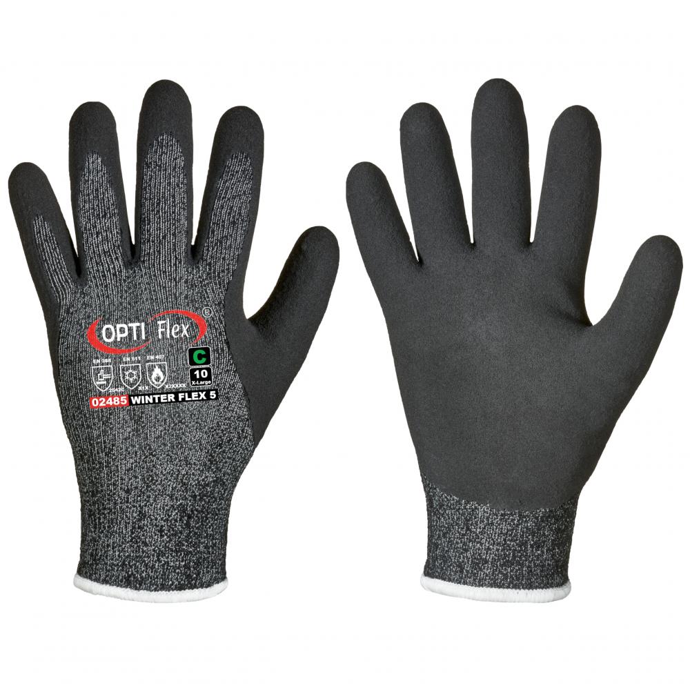 WINTER FLEX 5 Cut Resistant Latex Coated Glove, Cut (C)